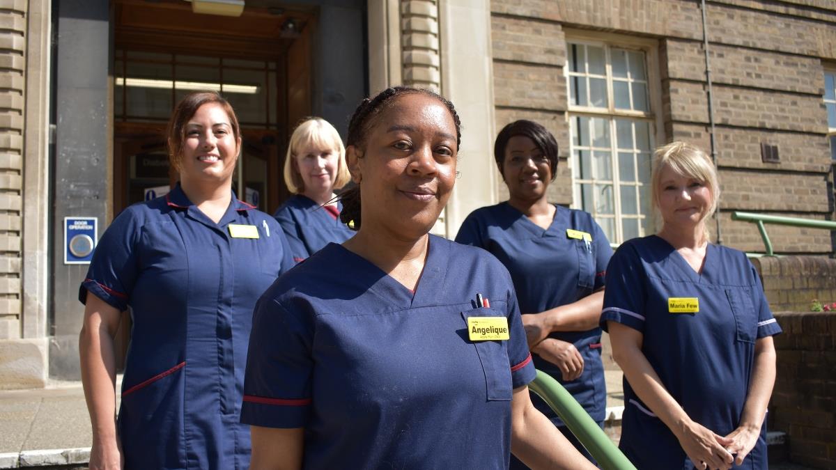 The team behind the new acute pain service at Queen Elizabeth Hospital Birmingham