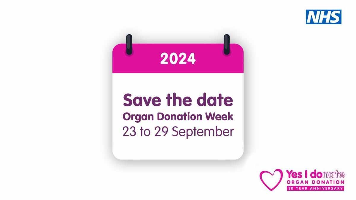 Organ Donation Week is a weeklong campaign that takes place every year, raising awareness about the ongoing need for organ donors.