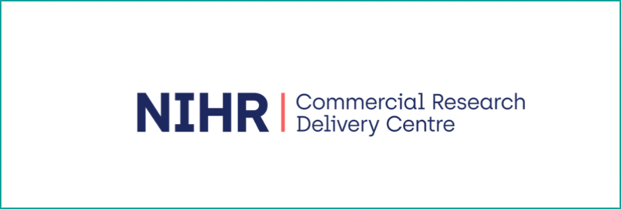 NIHR Central and North West Midlands Commercial Research Delivery Centre (CRDC) banner
